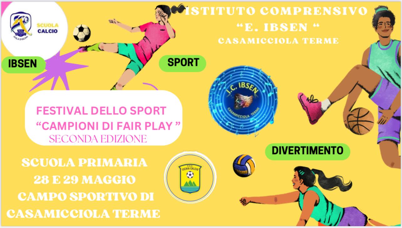 UN SUCCESSO LA SECONDA EDIZIONE  CAMPIONI DI FAIR PLAY
